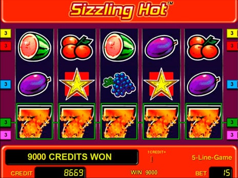 Play the sizzling hot online slot game to get more money